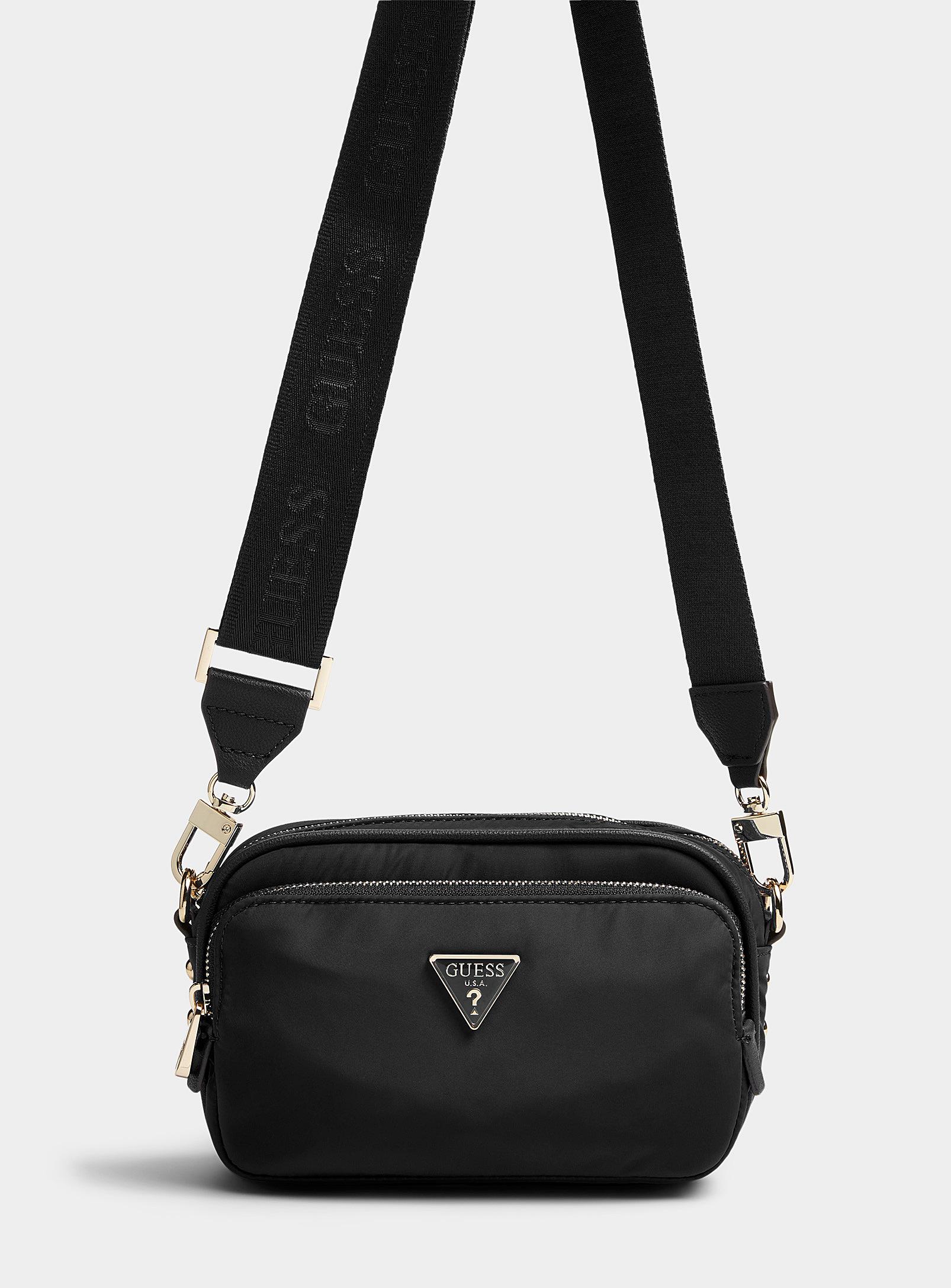 Guess Gemma Eco Camera Bag in Black Lyst