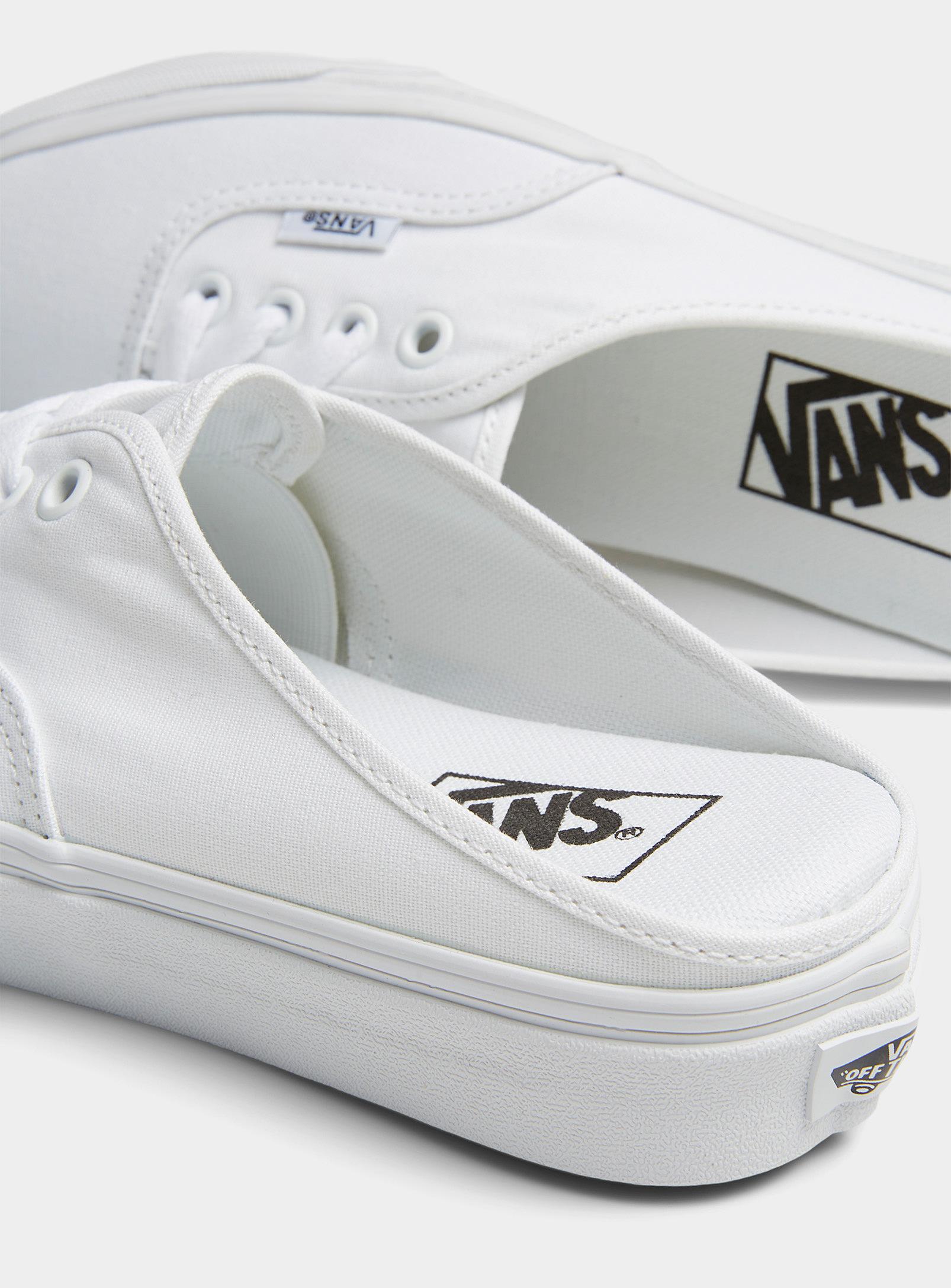 Vans Authentic Mule Sneakers Women in White | Lyst
