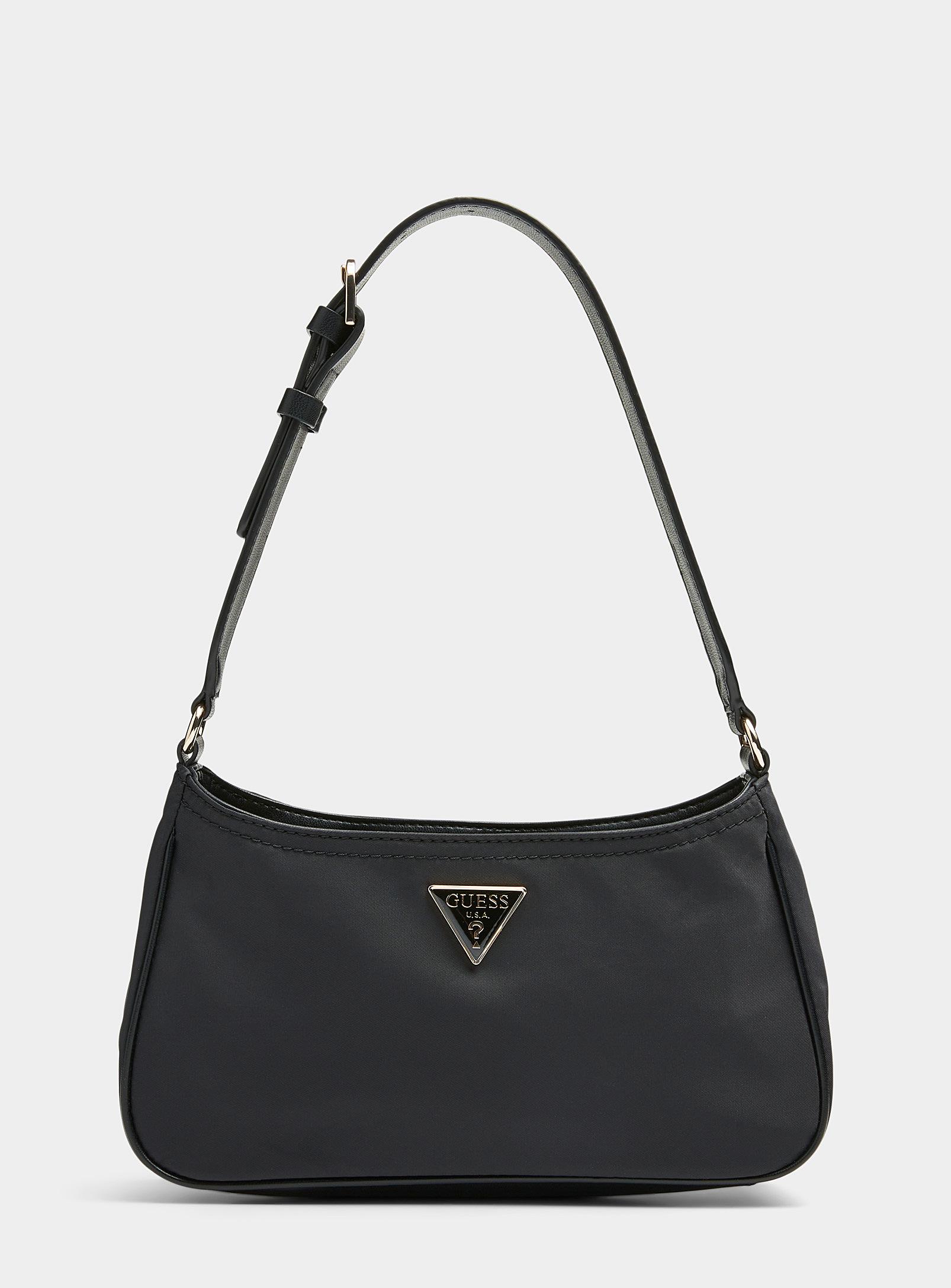 GUESS Meridian Flap Shoulder Bag, Black: Handbags: Amazon.com
