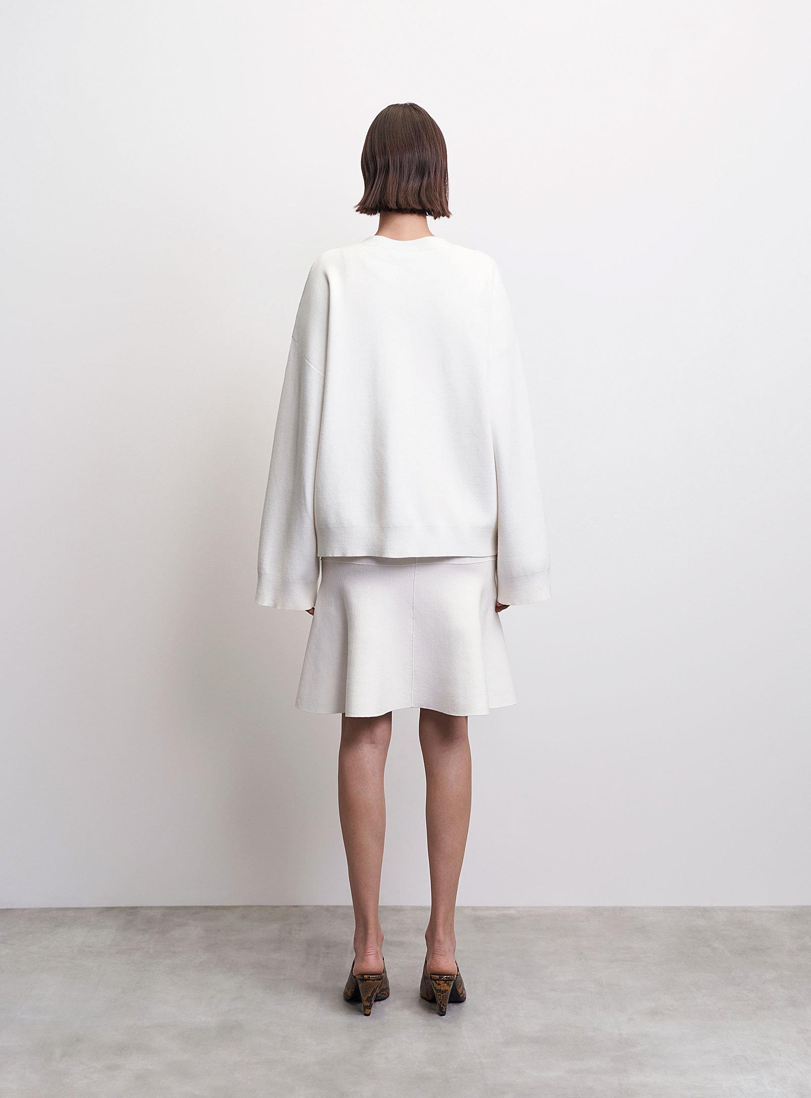 Tiger Of Sweden Silvyiya Oversized Sleeves Cardigan in White | Lyst