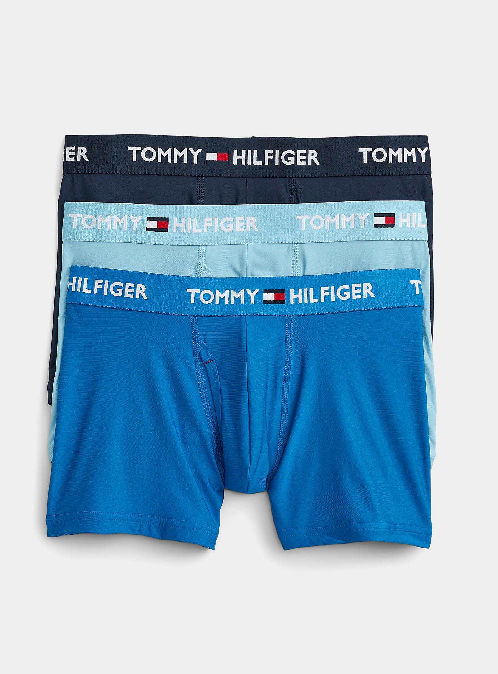 Tommy Hilfiger Solid Everyday Micro Trunks 3 in Blue for Men | Lyst