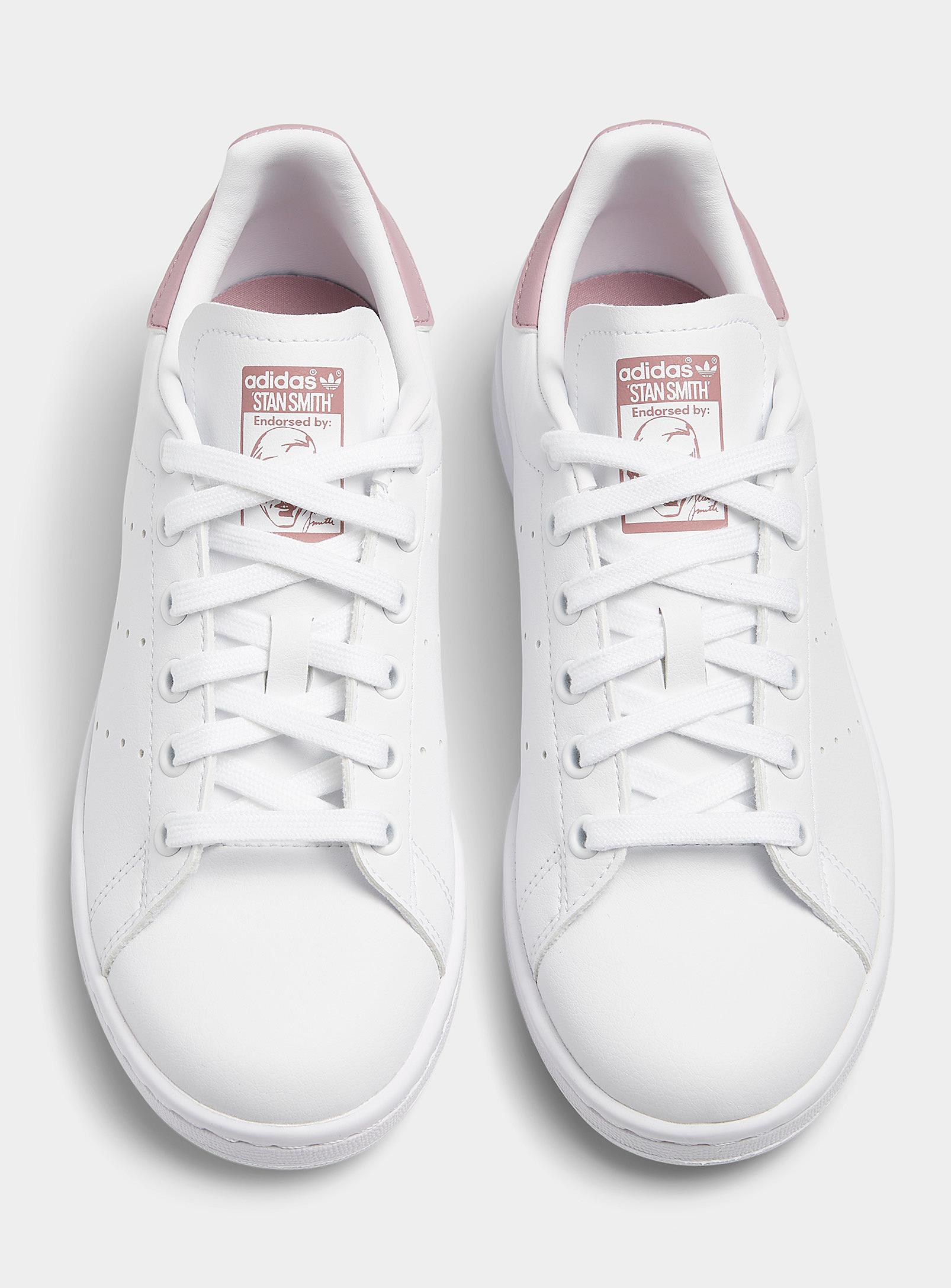 adidas Originals Stan Smith Pink And Gold Sneakers Women in White | Lyst