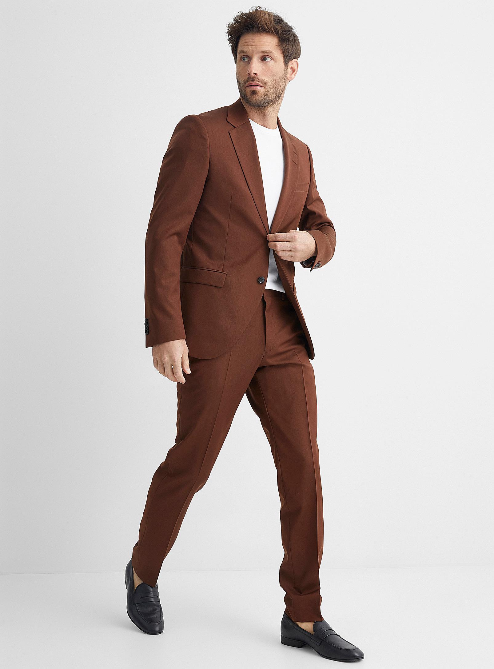 Tiger Of Sweden Jamonte Rust Suit Slim Fit in Brown for Men | Lyst
