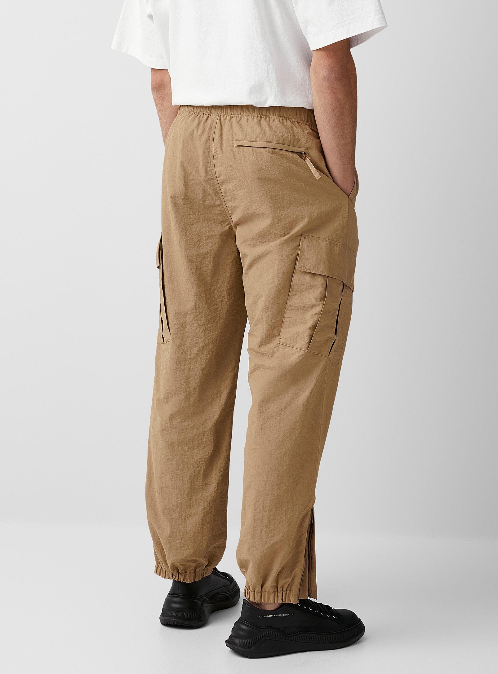 Textured Fabric Cargo Pant 