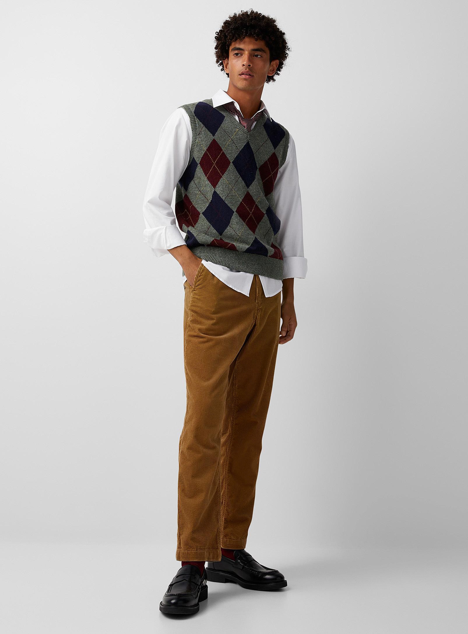 Polo Ralph Lauren Scottish Argyle Sweater Vest in White for Men | Lyst