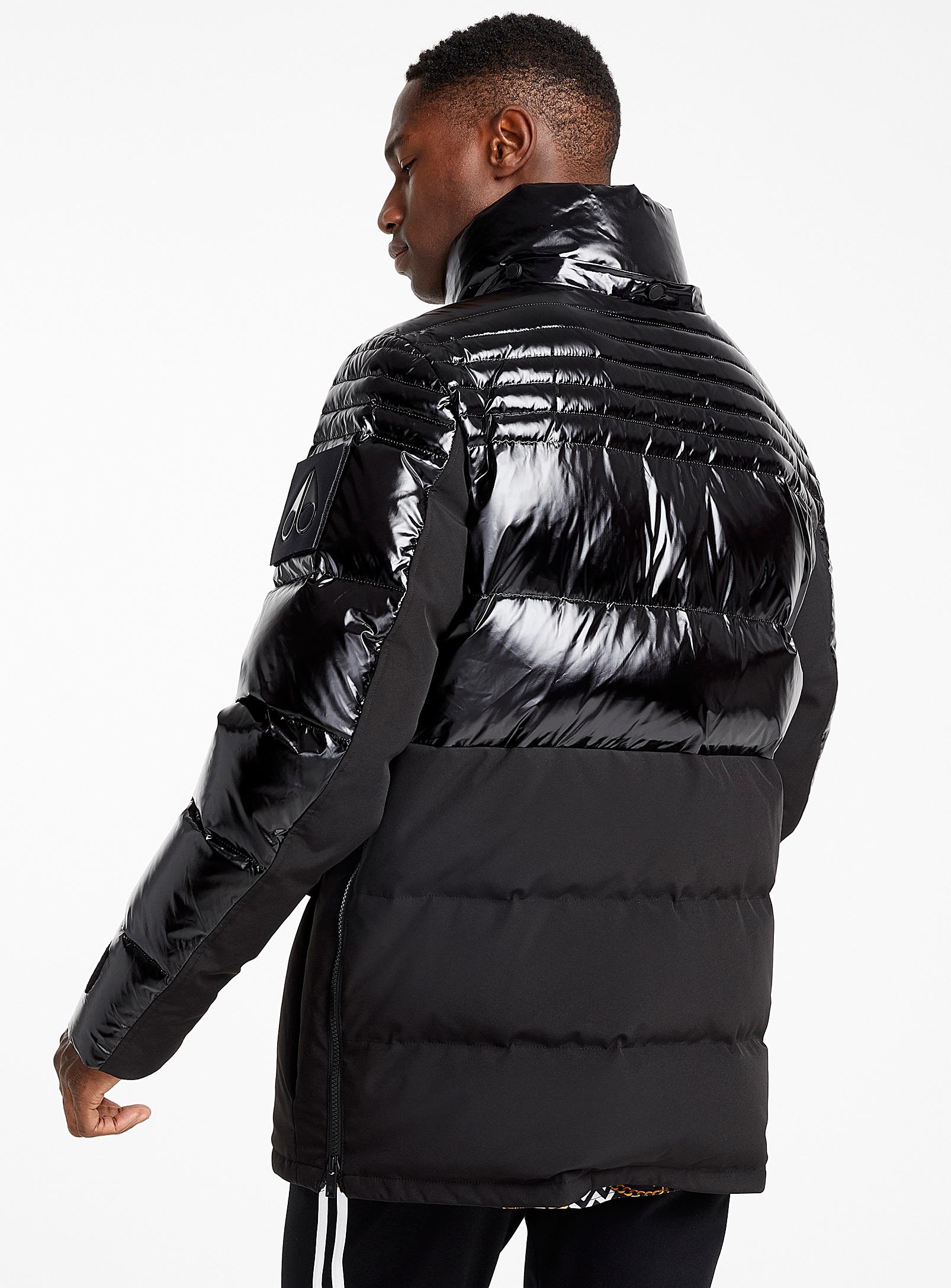 Moose knuckles cheap black jacket