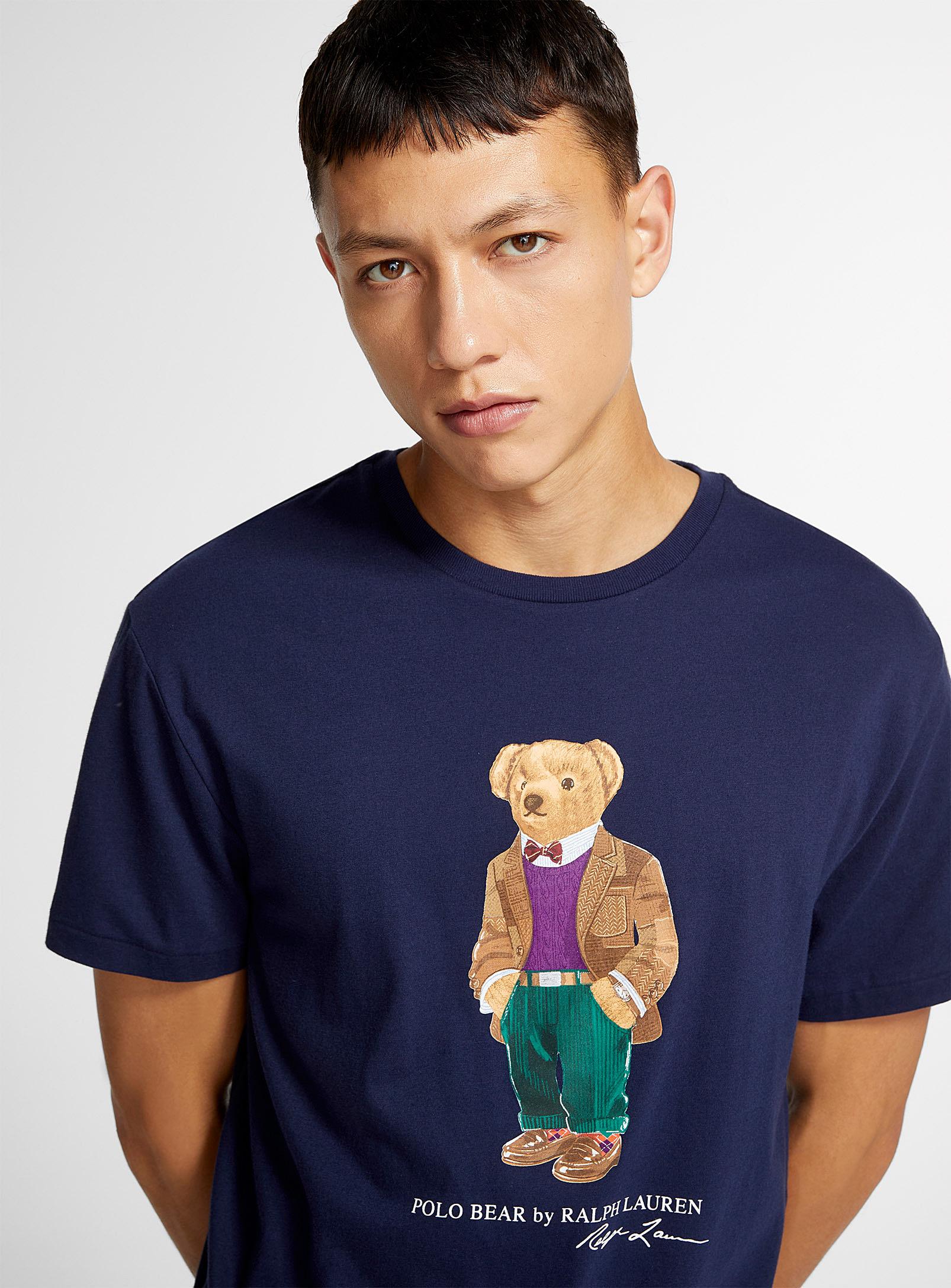 Polo Ralph Lauren Teddy bear-print short-sleeved T-shirt - Farfetch