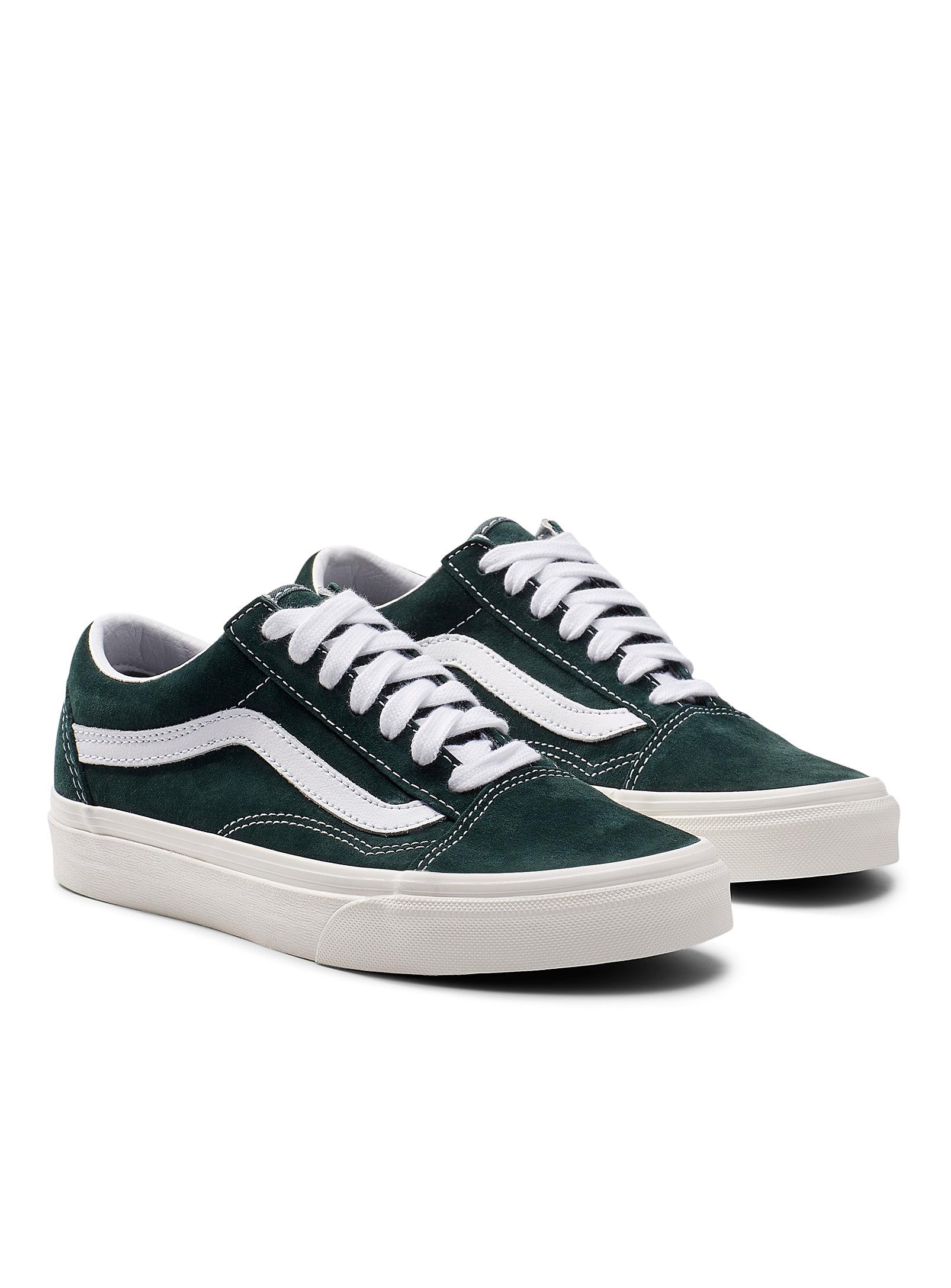 forest green vans shoes
