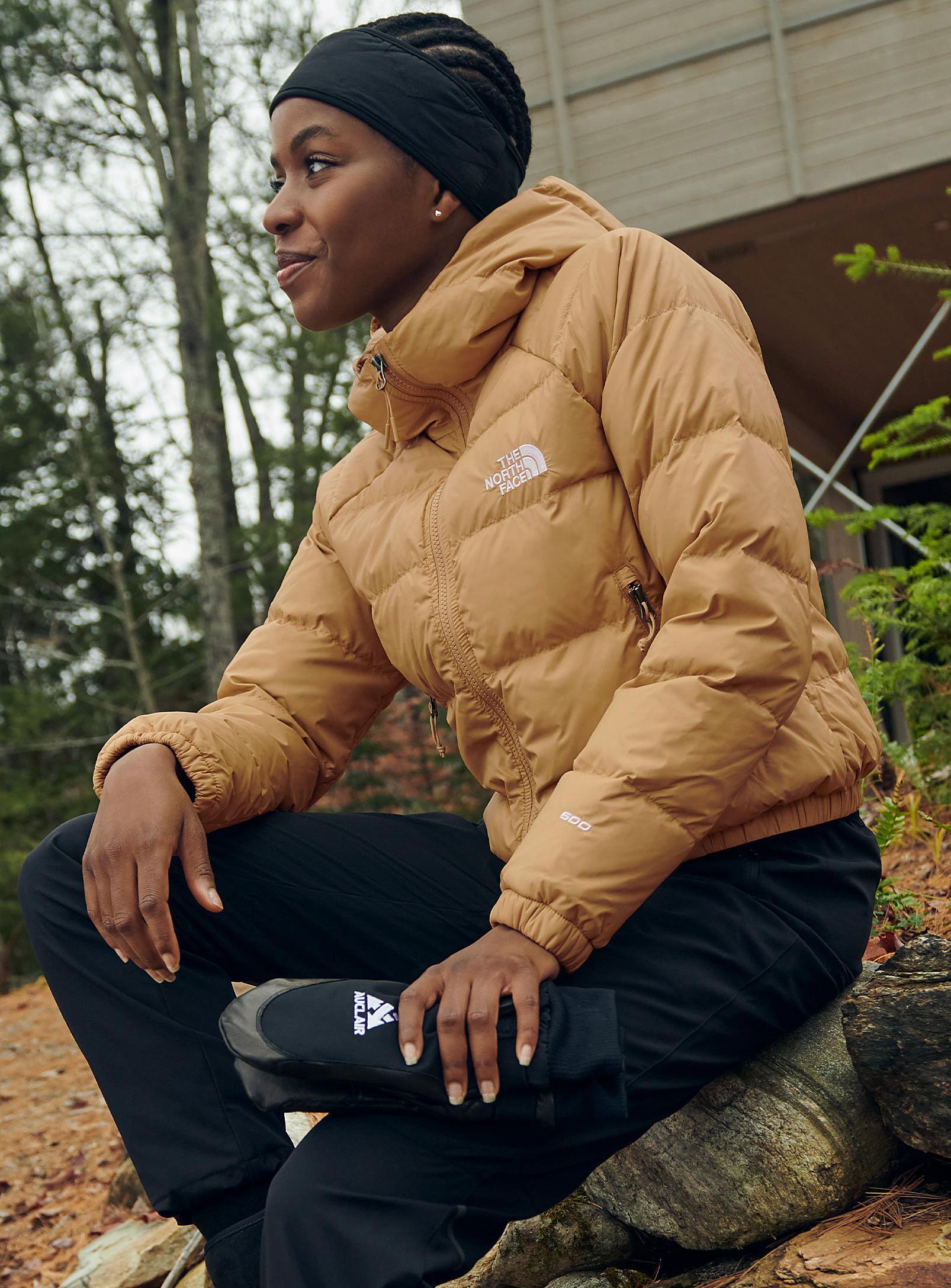 The North Face Hydrenalite Cropped Hooded Puffer Jacket in Natural Lyst