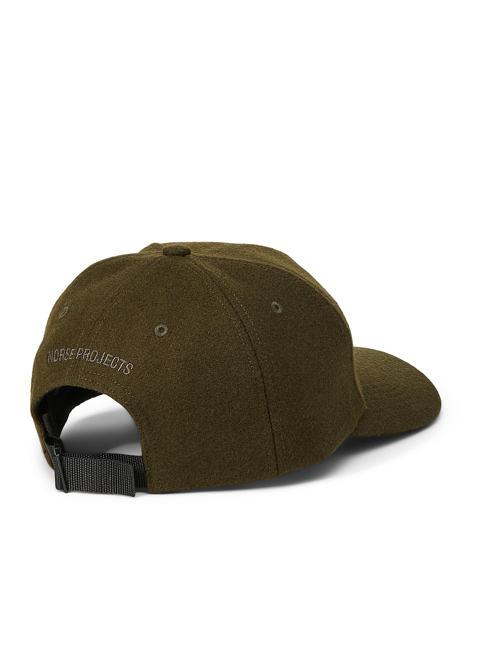 Norse Projects Wool Melton Baseball Cap 