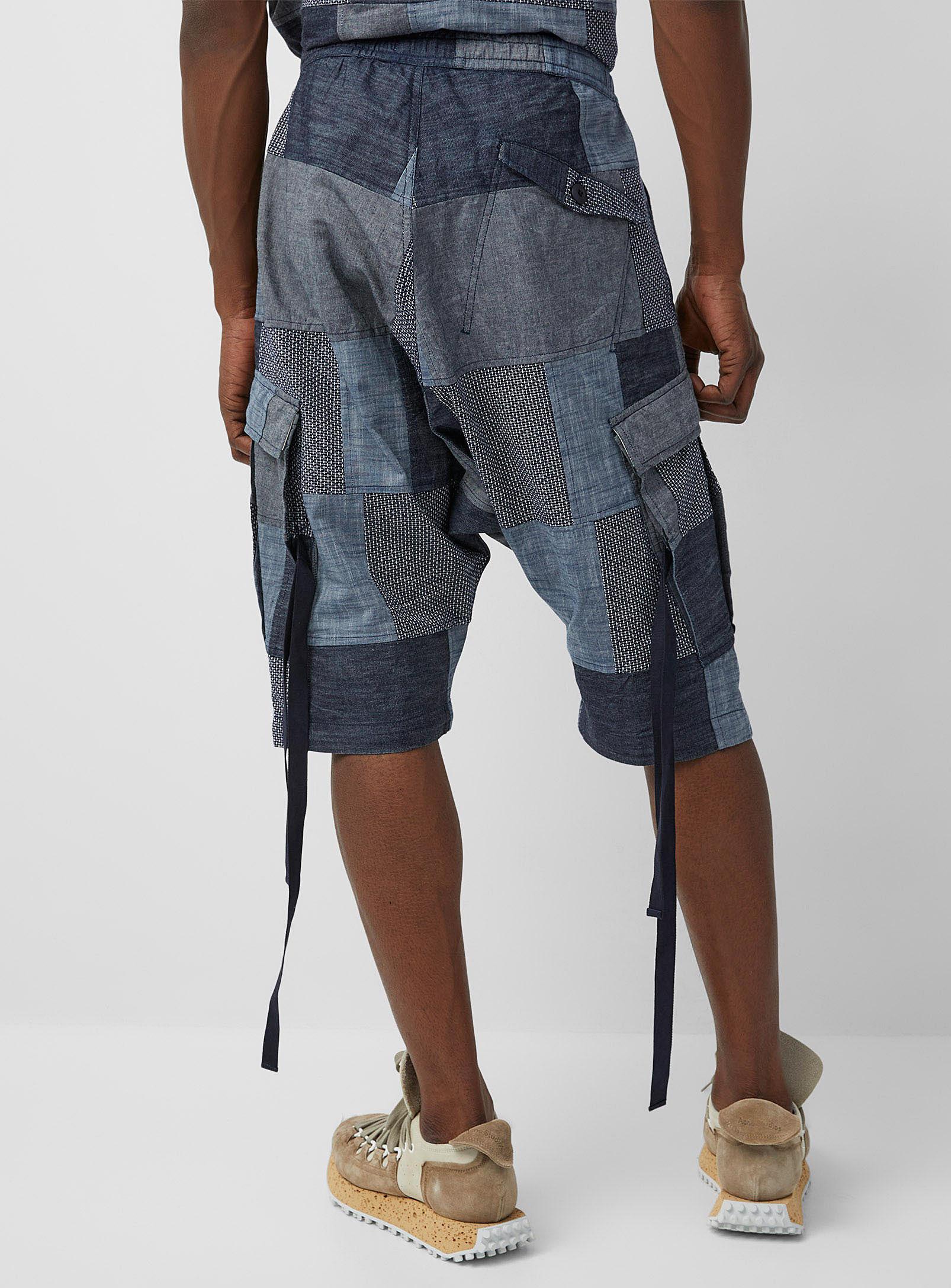 Maharishi Cotton Chambray Patchwork 