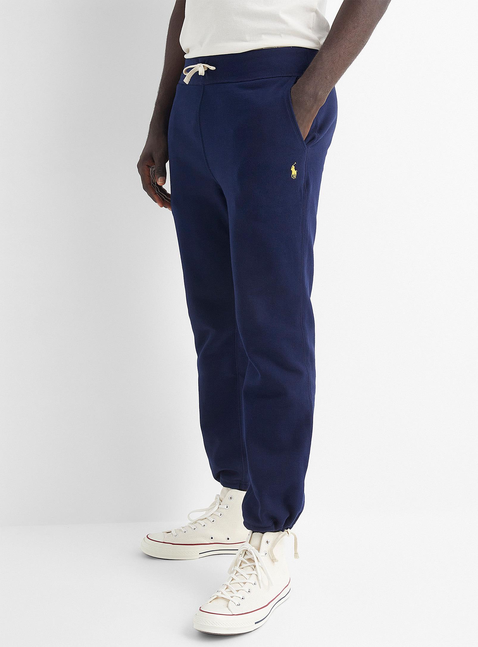 Polo Ralph Lauren Adjustable Ankle Minimalist joggers in Blue for