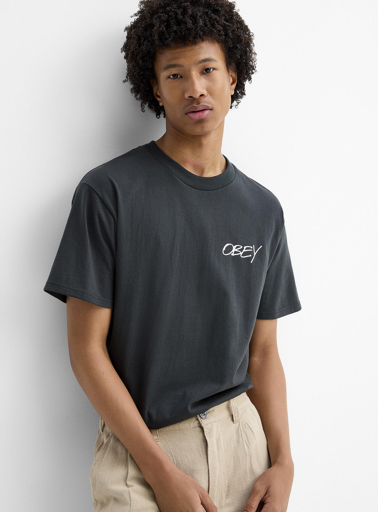 Tシャツ・カットソー OBEY Men T-shirt Black 131080300 BLK STANDARD T-SHIRT 2-PACK – OBEY CLOTHING