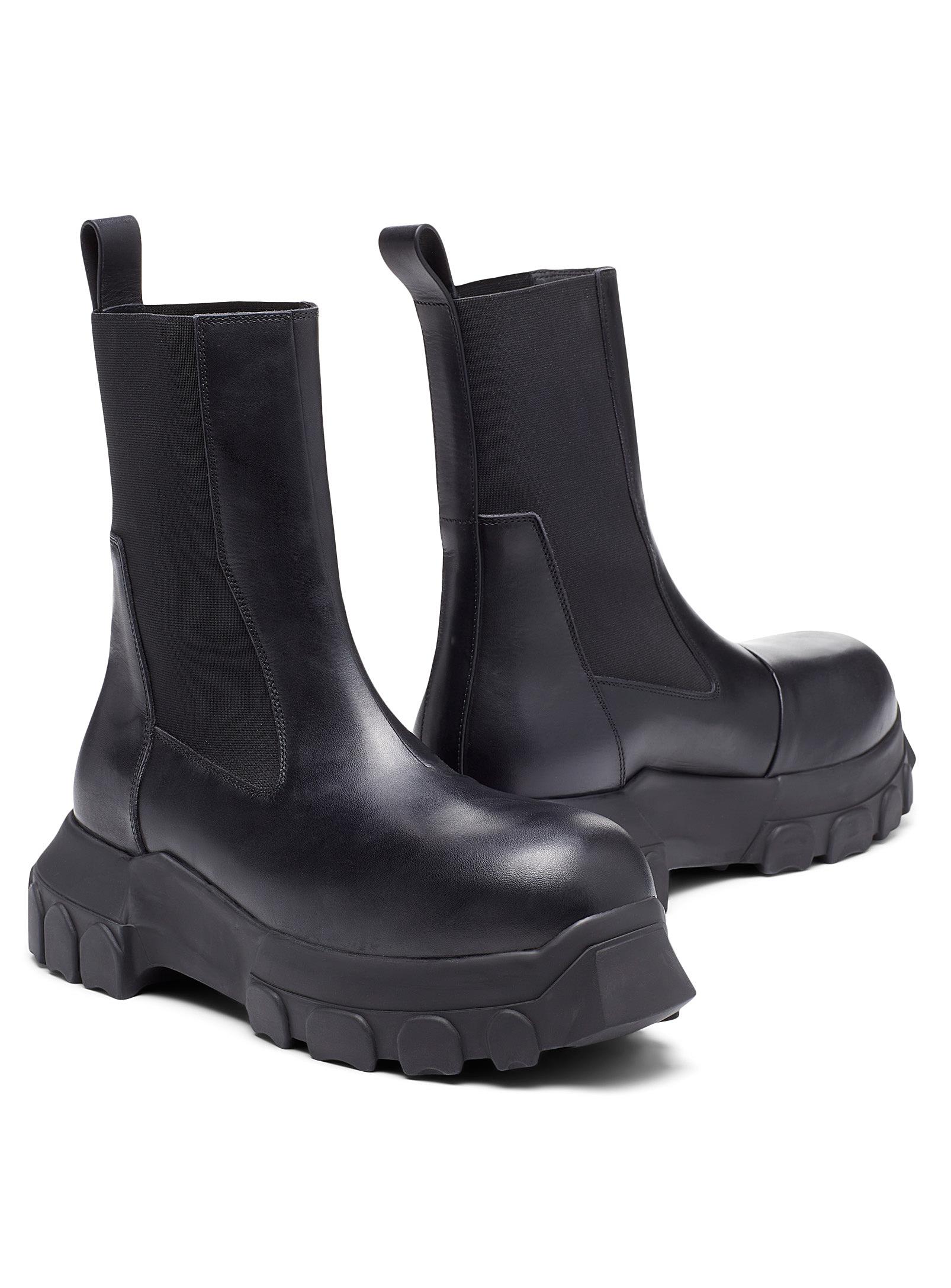 Rick Owens Beatle Bozo Tractor Boots 