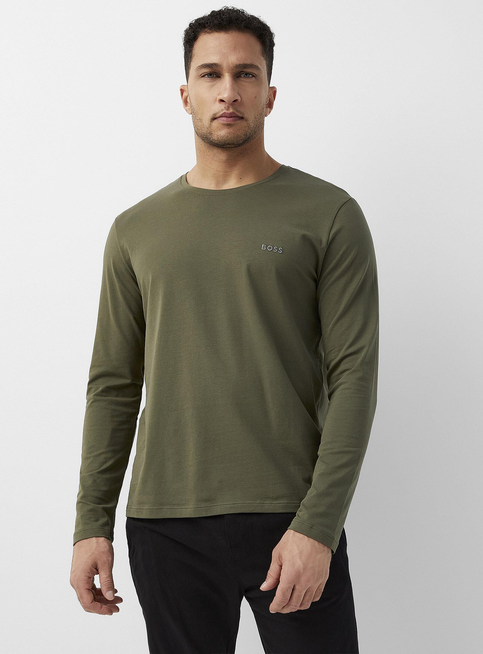 Hugo boss long sleeve shirt sale sales