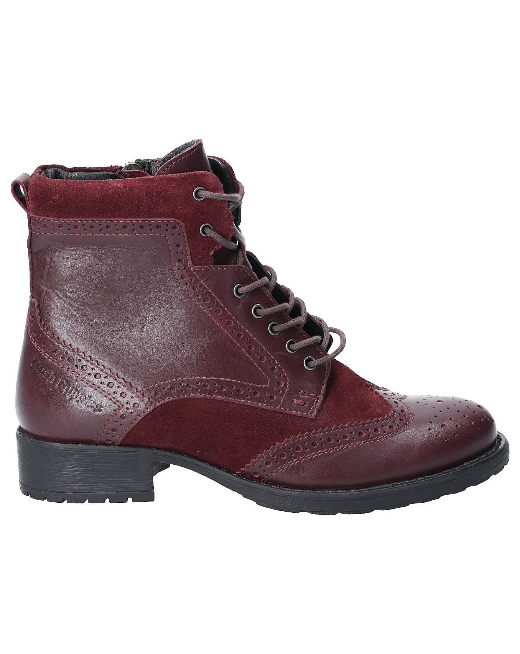 hush puppies lace up ankle boots