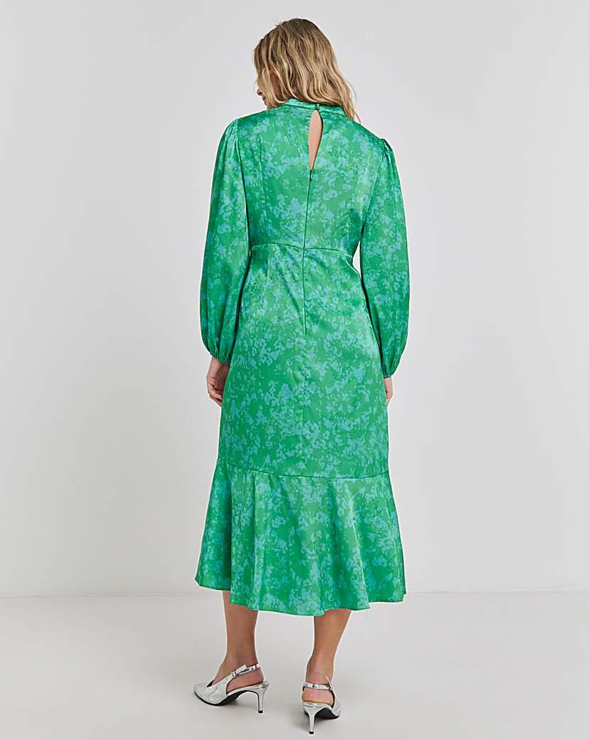 slim fit dress slacks Rent Simply Be Joanna Hope Deep Green Sequin Maxi Dress main image 1