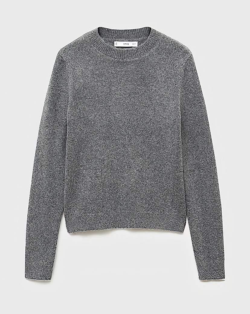 Mango Seedsun Crew Neck Sweater in Grey Lyst UK