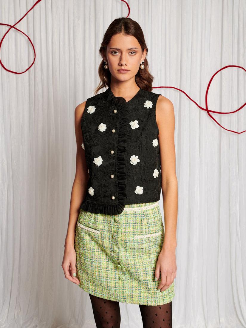 【新品未使用】Sister Jane Marble Tweed Top Sister Jane Tweed Tops for Women | Lyst