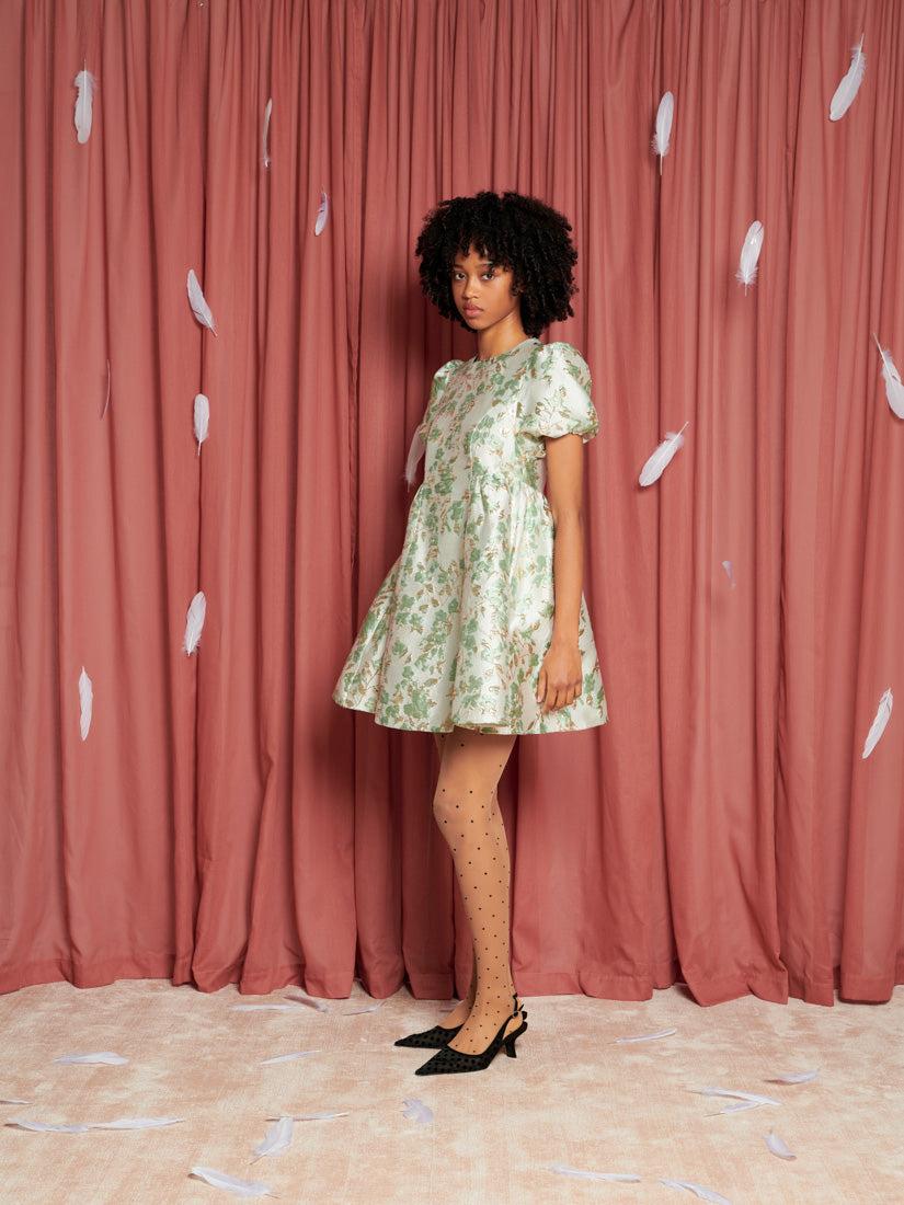 ワンピース sister jane Eider Jacquard Mini Dress Sister Jane Eider Jacquard Mini Dress in Red | Lyst
