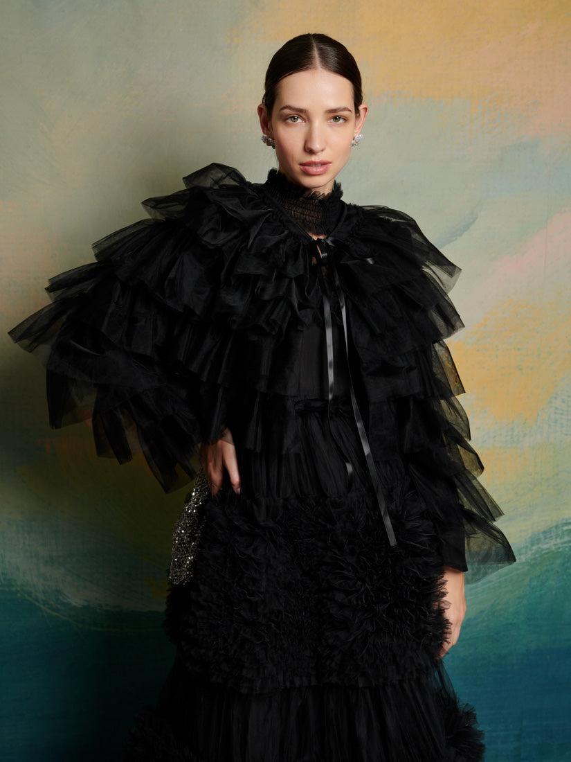 Sister Jane Dream Crane Tulle Ruffle Jacket | Lyst