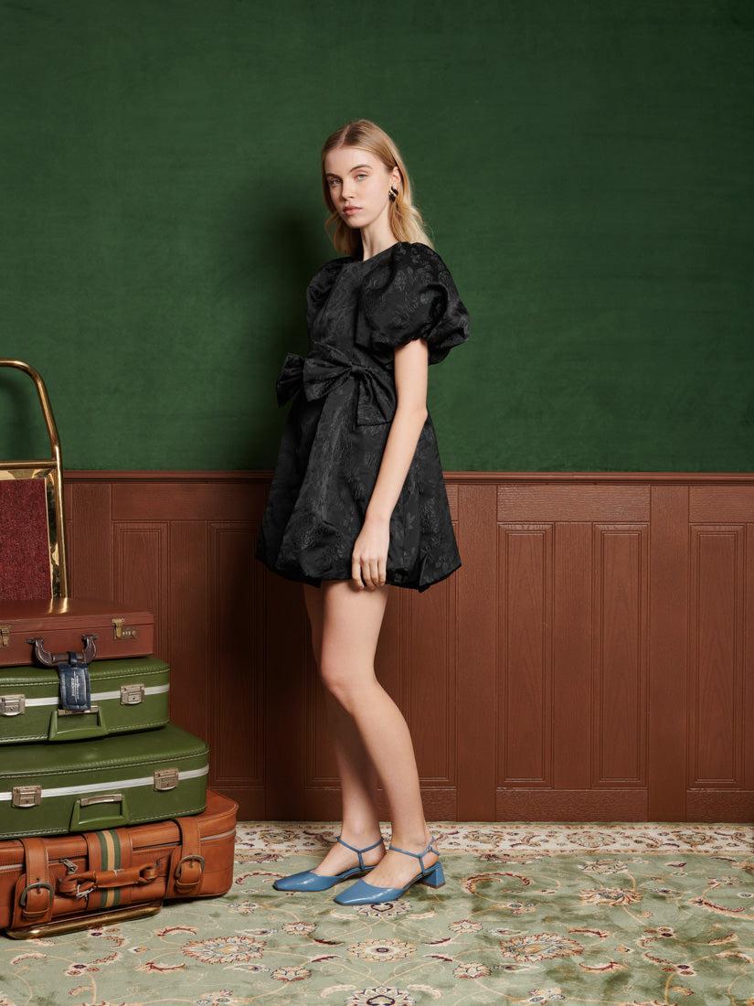 英国発 Sister Jane シスタージェーン Birch Bow Mini Dress Sister Jane Birch Bow Mini Dress in Green | Lyst