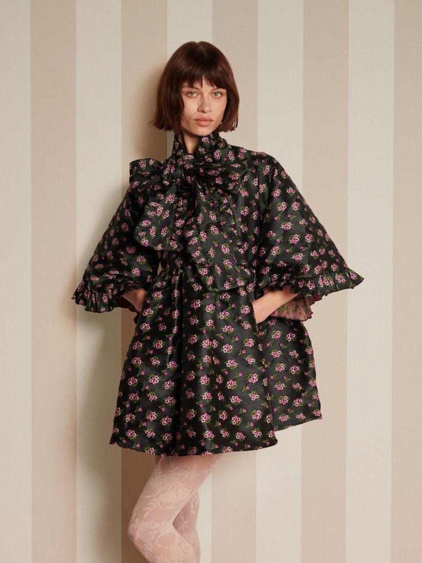 ワンピース sister jane Canopy Jacquard Mini Dress Sister Jane Canopy Jacquard Mini Dress in Natural | Lyst