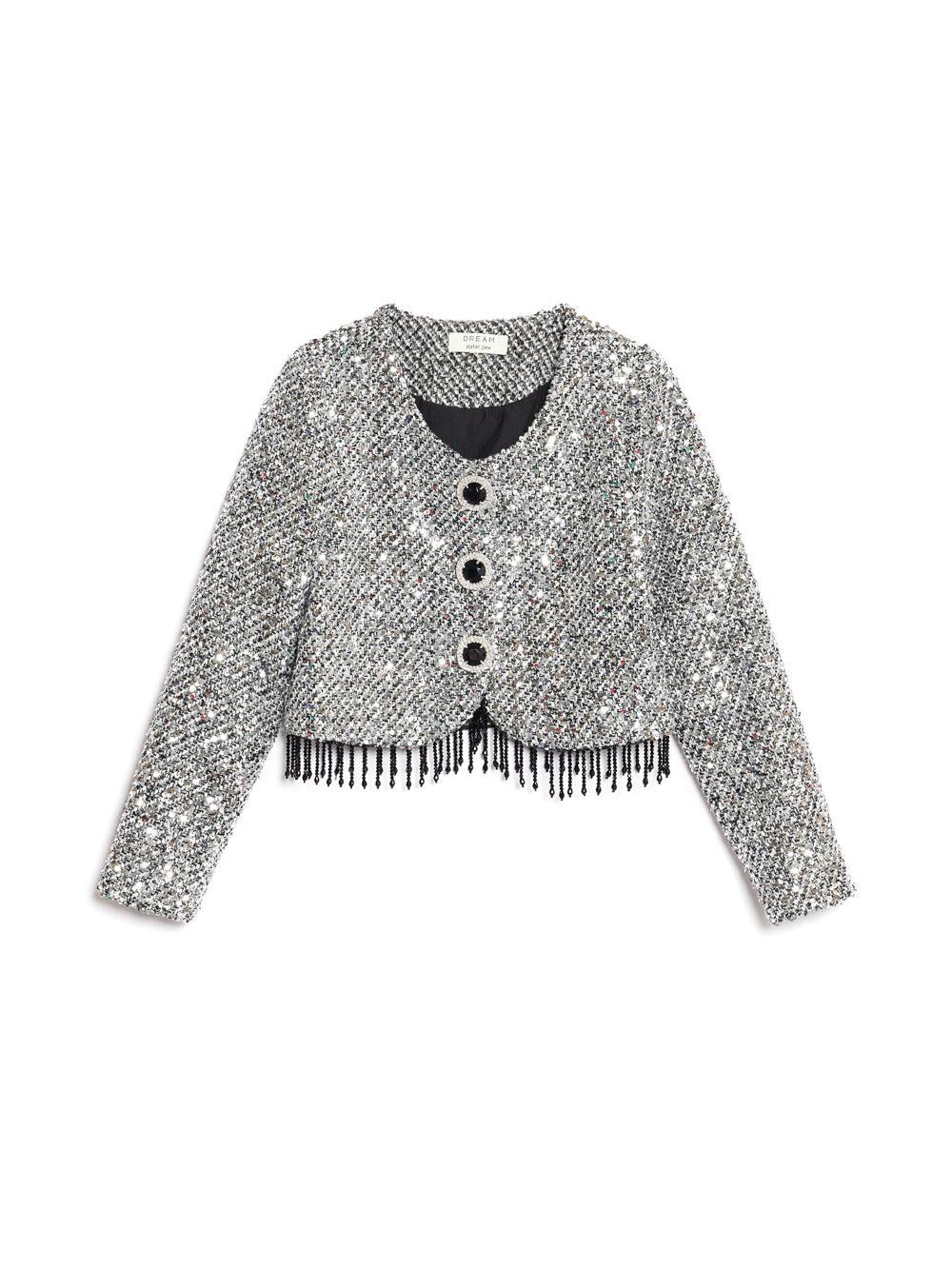 Sister Jane Dream Fairy Godmother Tweed Jacket in Blue | Lyst UK