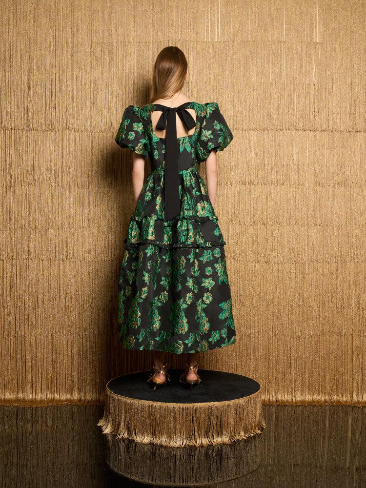 Sister Jane Dream Bonnie Jacquard Midi Dress in Green | Lyst Sister Jane Dream Bonnie Jacquard Midi Dress in Green | Lyst