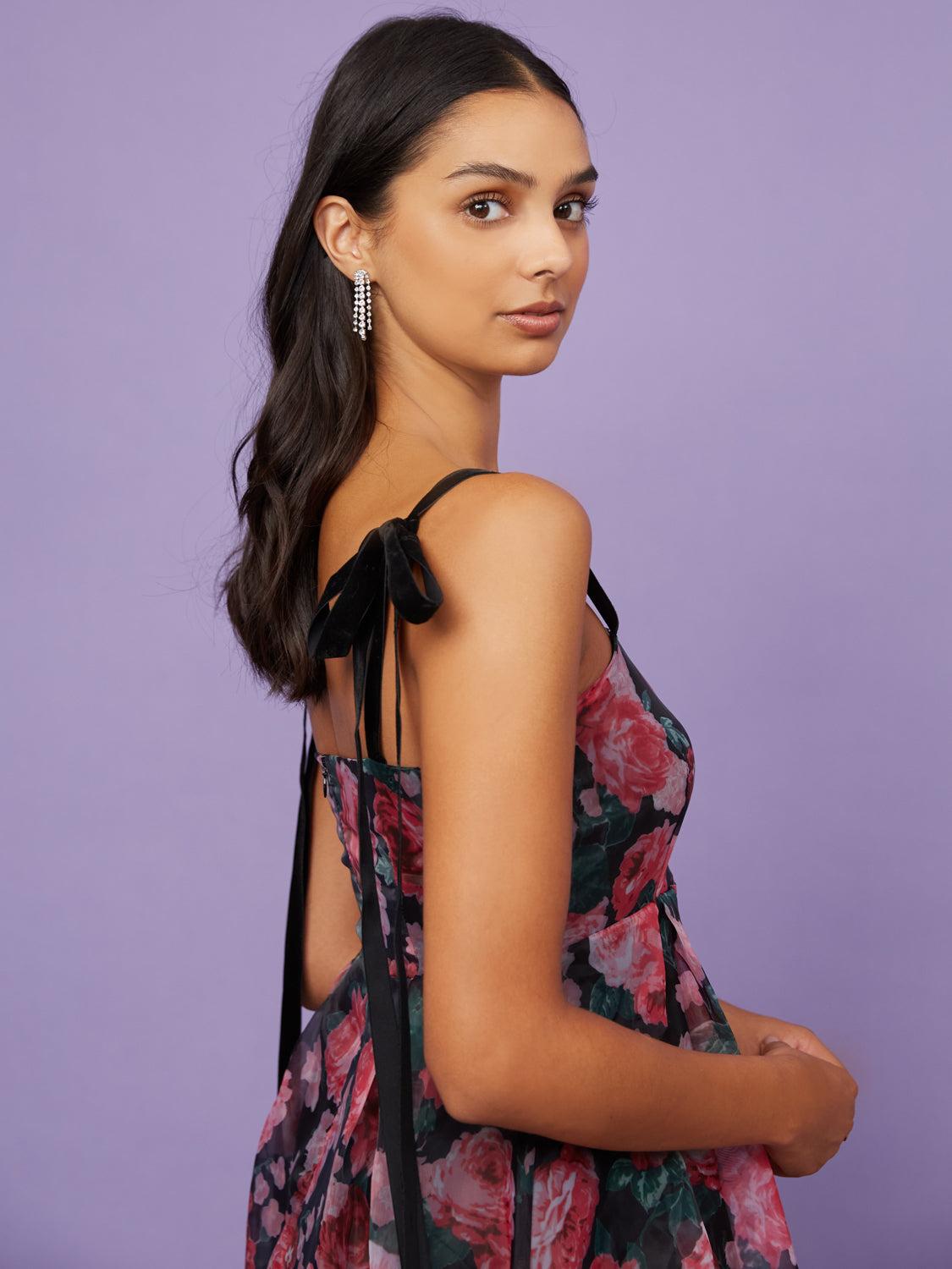 Sister Jane Tania Floral Organza Dress in Purple | Lyst Sister Jane Tania Floral Organza Dress in Purple | Lyst