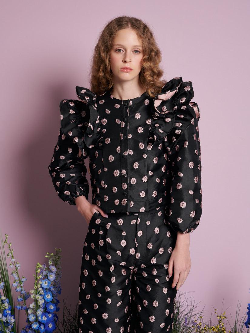 Sister Jane Rose Bells Jacquard Top | Lyst