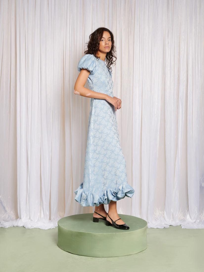 sister jane ruffle ready bow midi dress Sister Jane Ruffle Ready Bow Midi Dress
