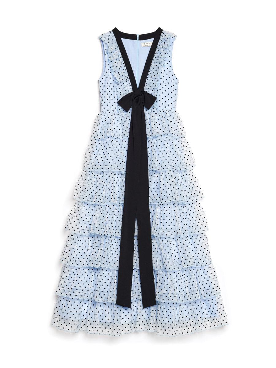 Sister Jane Dream Haven Ruffle Midi Dress in Blue | Lyst