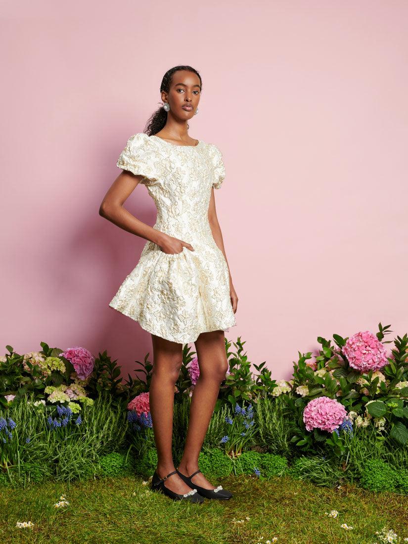 シスター ジェーン(sister jane) DREAM Mini Dress DREAM Marigold Jacquard Mini Dress – Sister Jane
