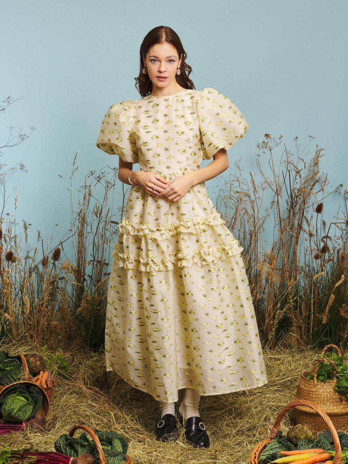 Sister Jane Dream Meadow Jacquard Midi Dress | Lyst