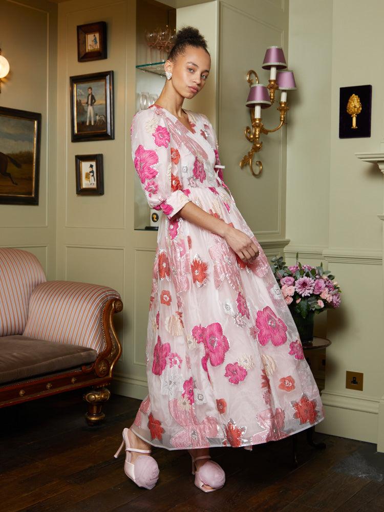 Sister Jane Dream Primrose Organza Wrap Dress | Lyst