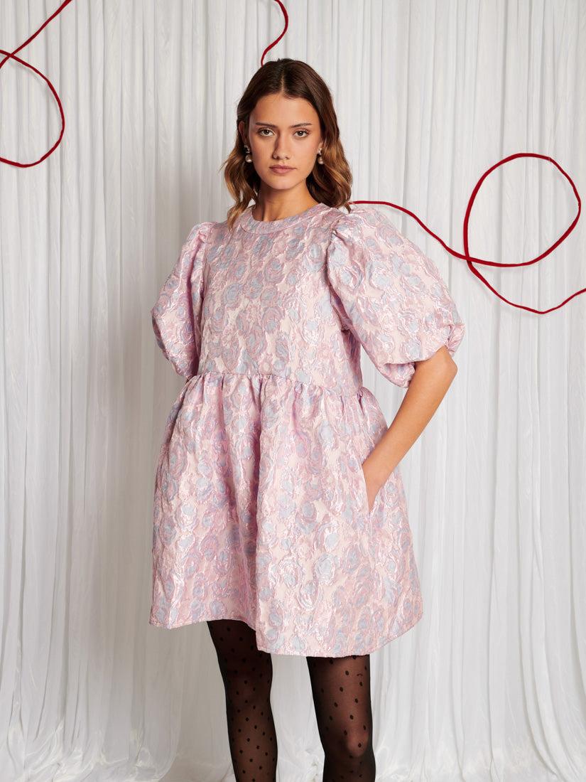 ワンピース Sister Jane Brambling Jacquard Dress Sister Jane Dream Brambling Jacquard Mini Dress in Pink | Lyst UK