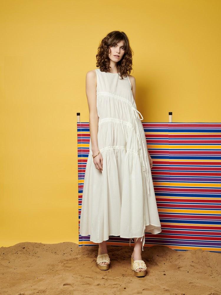 white and gold dress code SISTER JANE ELOISE COLOUR BLOCK MINI DRESS 225 main image 0