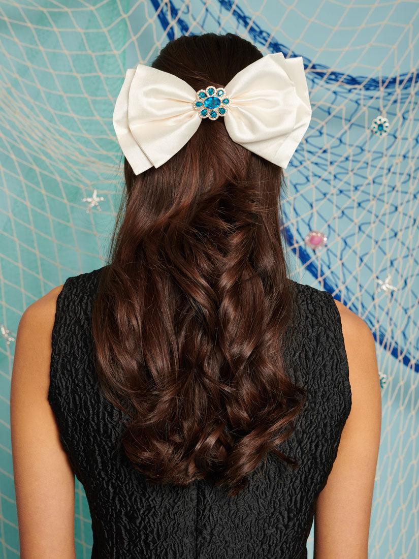【英国発Sister Jane】Invitation embellished bow hair clip Dream Sister Jane Bridal embellished bow hair clip in ivory