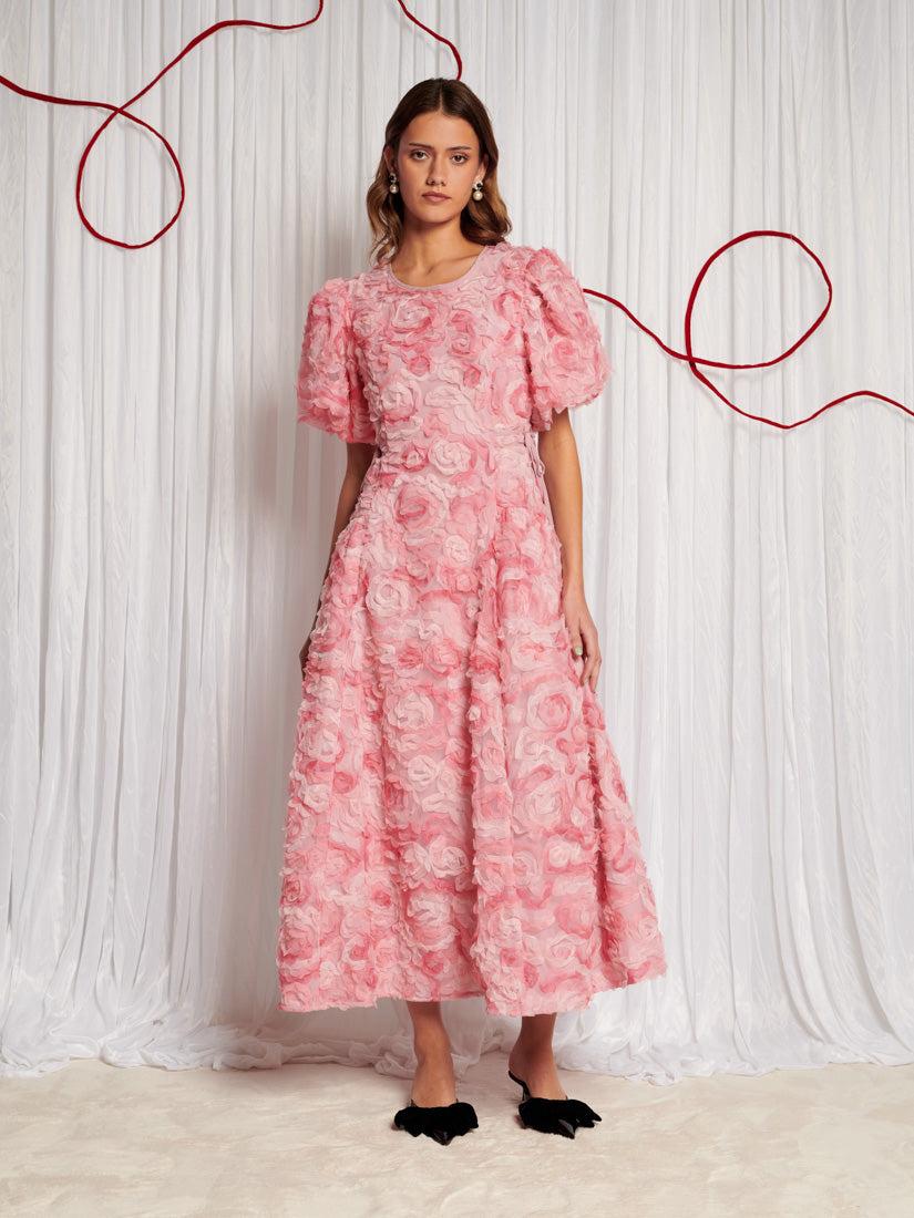 Sister Jane Dream Rose Finch Tulle Midi Dress in Pink | Lyst