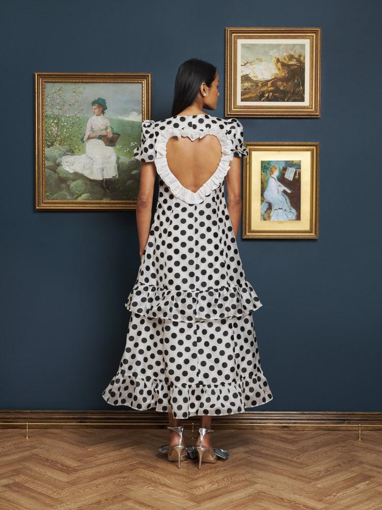 【sister jane】Polka Dance ドット柄 ミディ ドレス Polka Dance Midi Dress – Sister Jane