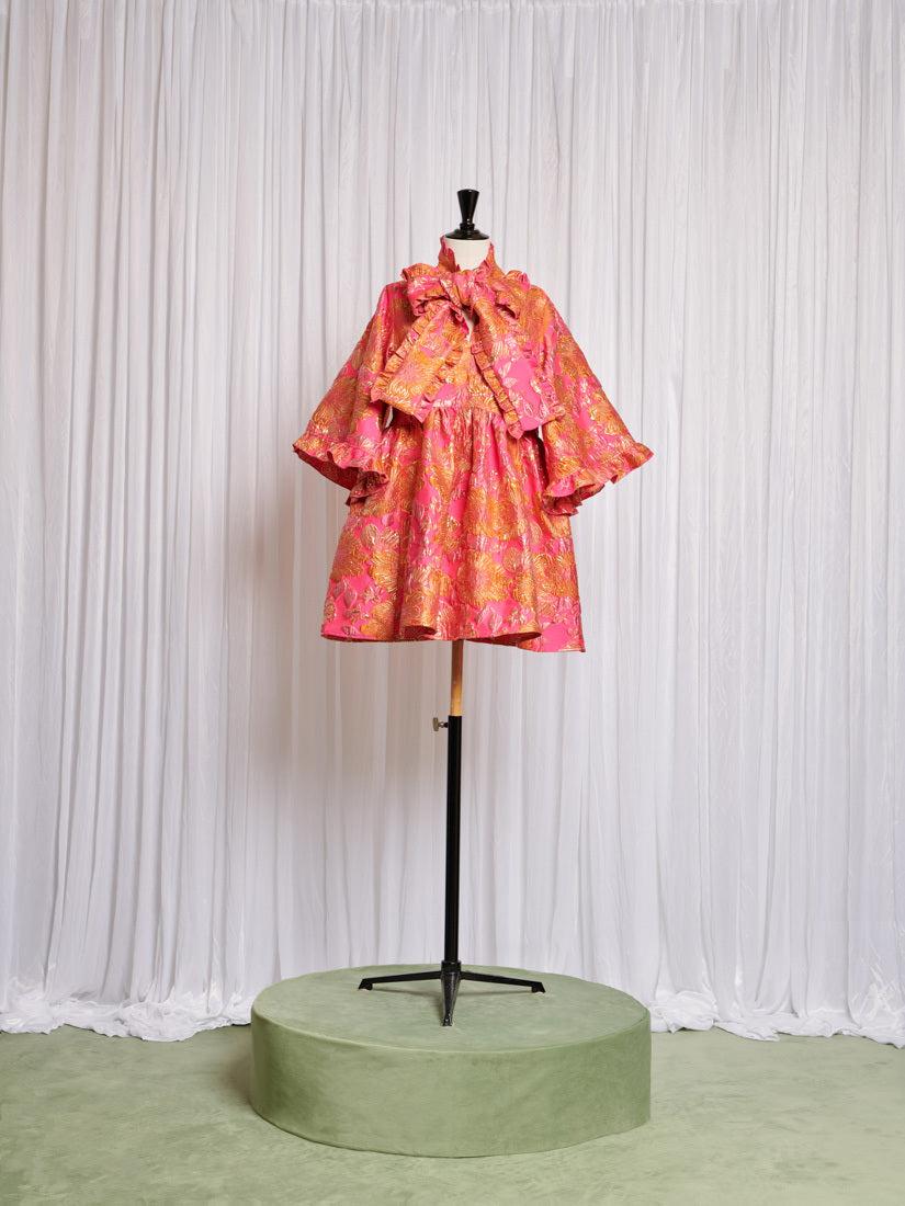 Sister Jane Zinnia Jacquard Mini Dress in Red | Lyst