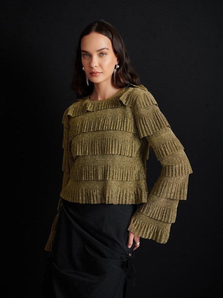 【新品未使用】Sister Jane Marble Tweed Top Sister Jane Tweed Tops for Women | Lyst