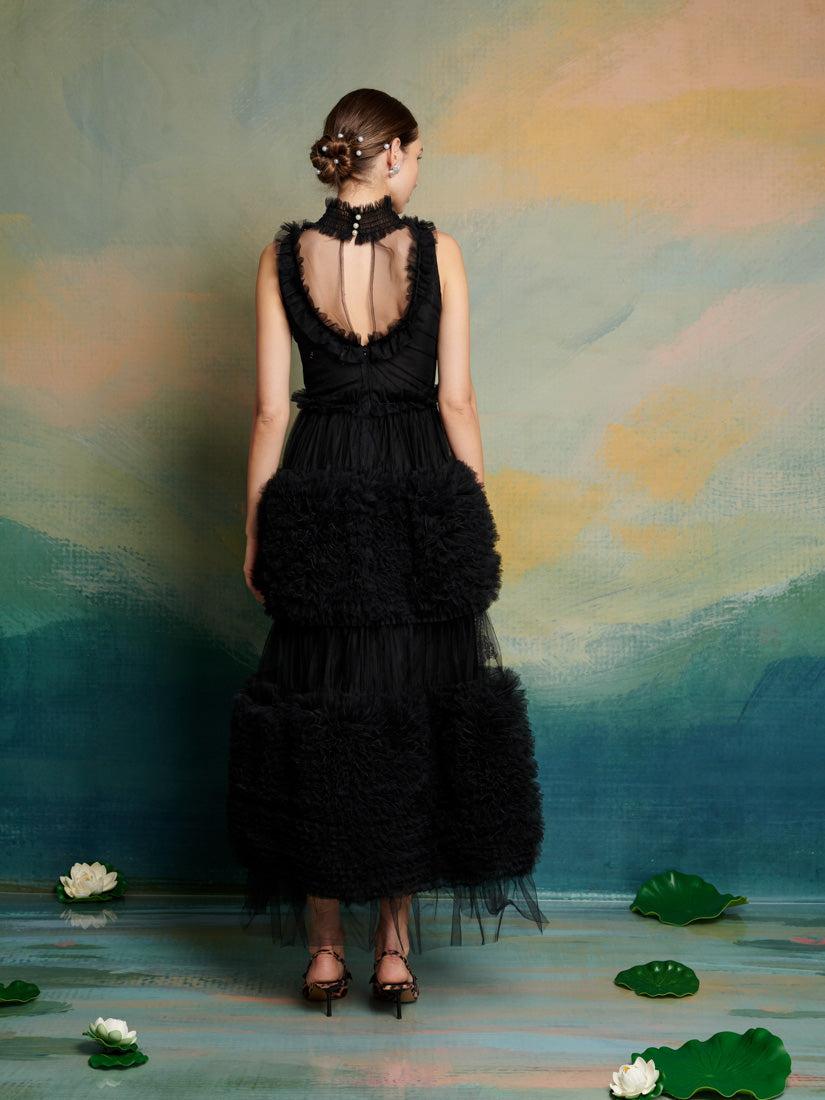 Sister Jane Dream Black Swan Tulle Dress in Green | Lyst