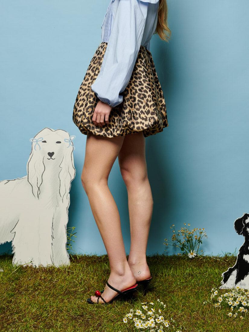 Sister Jane Lola Leopard Jacquard Skirt in Green | Lyst Sister Jane Lola Leopard Jacquard Skirt in Green | Lyst