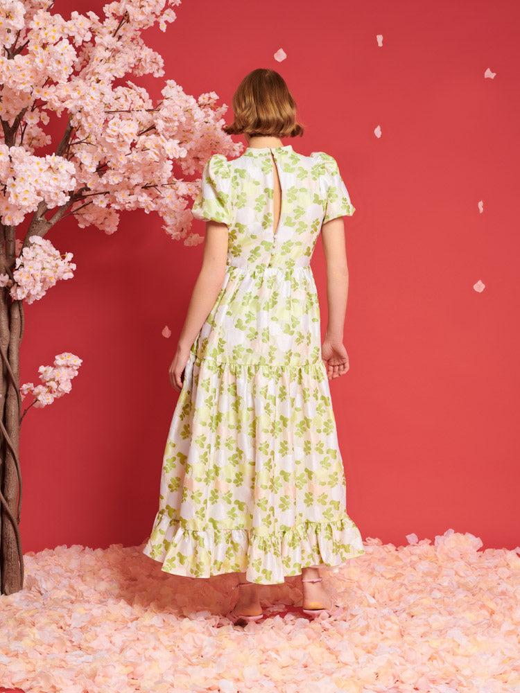 Sister Jane Dream Picnic Jacquard Maxi Dress in Red | Lyst