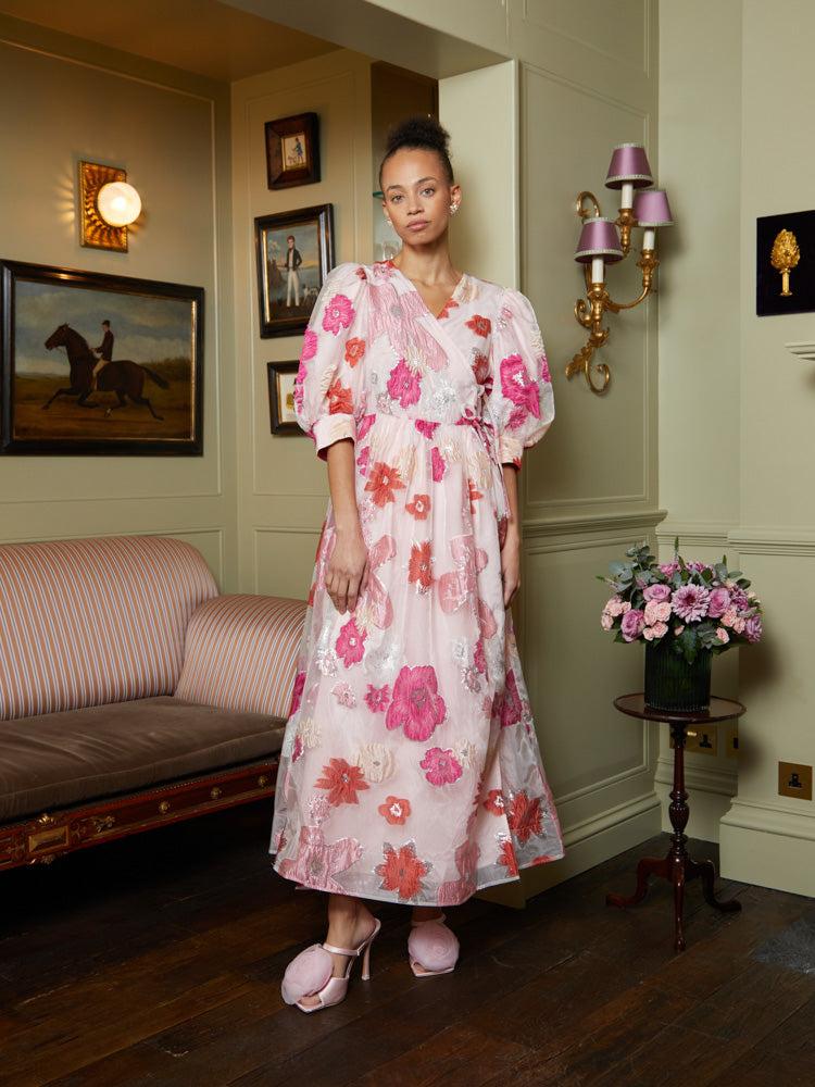 Sister Jane Dream Primrose Organza Wrap Dress | Lyst
