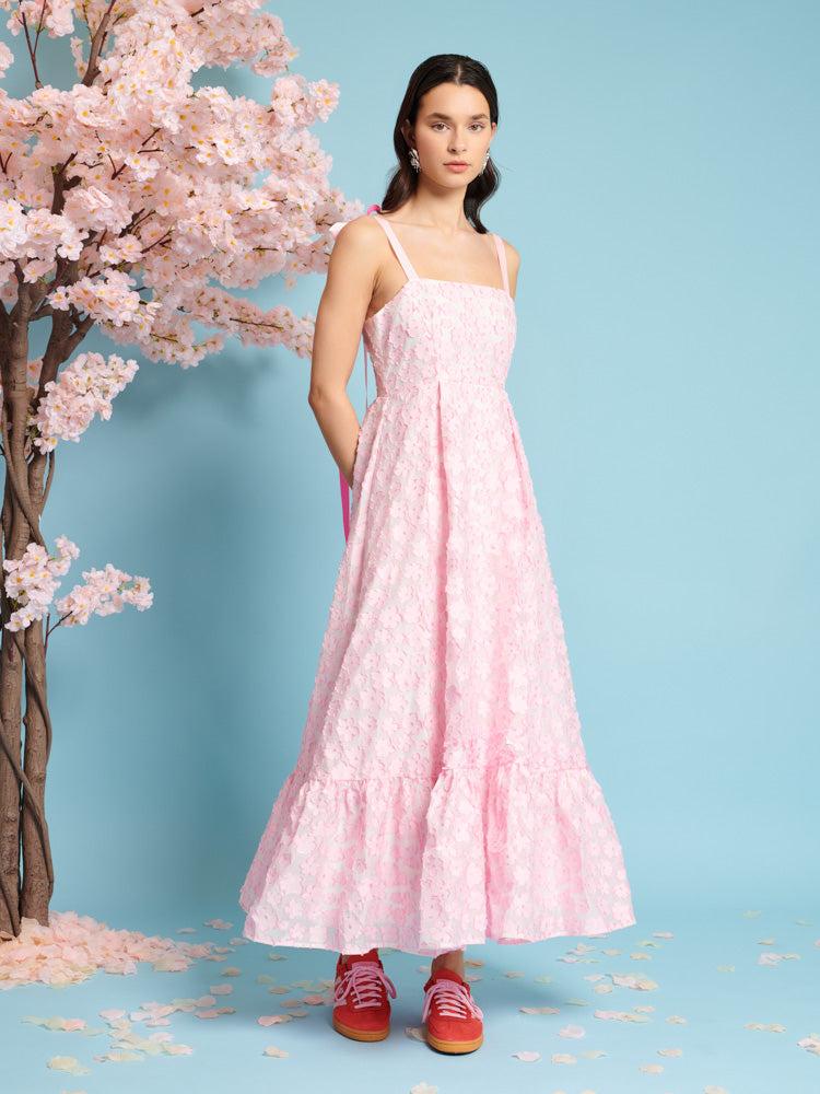 Sister Jane Kite Jacquard Midi Dress in Blue | Lyst