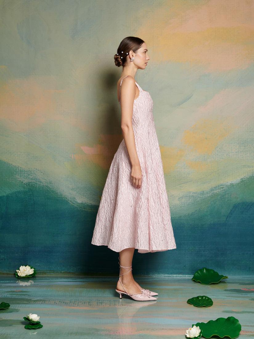 【Sister Jane】DREAM ミステリー チュール シュシュ 3点 セット POPPY x sister janeCloud Flowers Jacquard Midi Dress