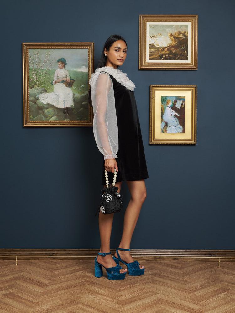 Sister Jane Marble Tulle Mini Dress in Blue | Lyst Sister Jane Marble Tulle Mini Dress in Blue | Lyst